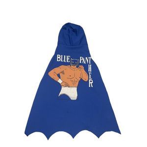 Blue Panther Lucha Libre Hooded Cape, Kids